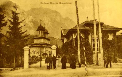 Biserica domnească din Buşteni la 1900 Poza 98075