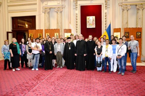 50 de studenţi bulgari au vizitat Patriarhia Poza 93755