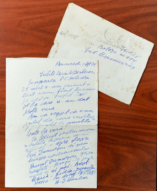 O scrisoare a părintelui Dumitru Stăniloae Poza 85127