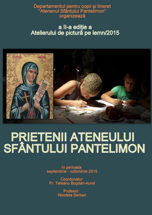 Atelier de iconografie la Biserica „Sfântul Pantelimon” din Capitală Poza 69962