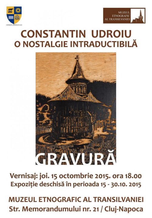 Expoziţie de gravuri ale lui Constantin Udroiu, la Muzeul Etnografic al Transilvaniei Poza 69027