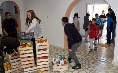 Fructe și legume oferite centrelor parohiale din Sibiu şi Deva Poza 48881