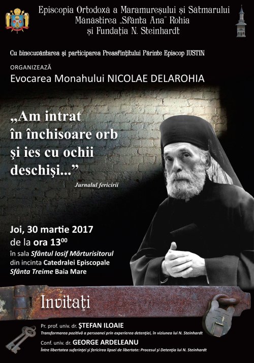 Evocarea monahului Nicolae Delarohia (Nicolae Steinhardt) Poza 42220