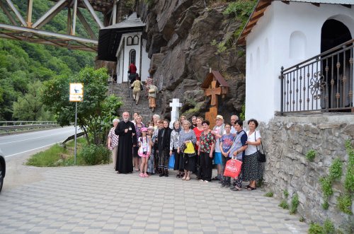 Credincioși reșițeni de la Parohia „Pogorârea Sfântului Duh” în pelerinaj la mănăstiri mehedințene și cărășene Poza 36063
