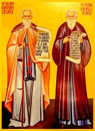 Sfinţii Cuvioşi Simeon şi Ioan Pustnicul; Sfântul Proroc Iezechiel; †)Sfinţii Cuvioşi Rafael şi Partenie, de la Agapia Veche Poza 35338