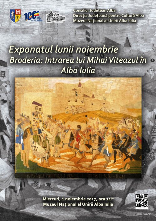 Broderie cu Mihai Viteazul la Muzeul Unirii albaiulian Poza 29001