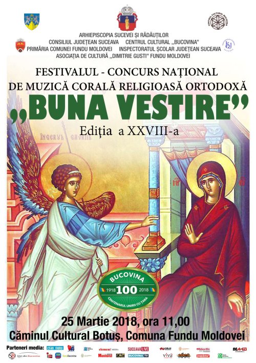 Festivalul-concurs naţional de muzică corală religioasă ortodoxă „Buna Vestire“ Poza 21377