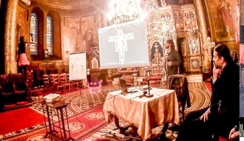Conferință despre iconografia ortodoxă la Biserica „Sfântul Silvestru” din Capitală Poza 21042