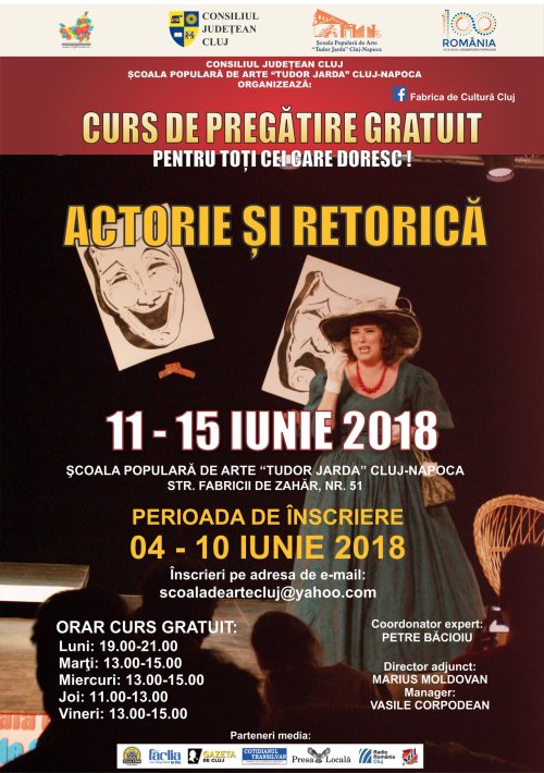 Curs gratuit de actorie și retorică la Cluj-Napoca Poza 16850