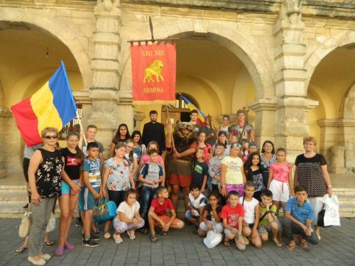 Oaspeți din Republica Moldova, la Centrul de zi din Războieni, Alba Poza 14223