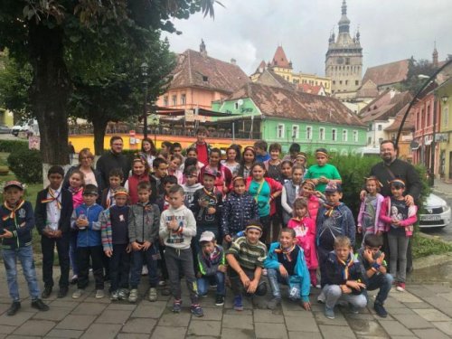 45 de copii din Viscri, județul Brașov, la Sighișoara și Praid Poza 13649