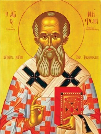 Sfântul Ierarh Nifon, Patriarhul Constantinopolului; Sfântul Mucenic Evplu arhidiaconul Poza 12827