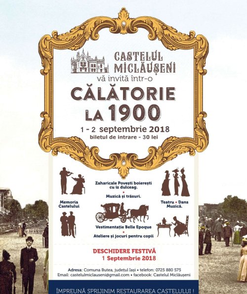 „Călătorie la 1900”, la Castelul Miclăuşeni Poza 11743