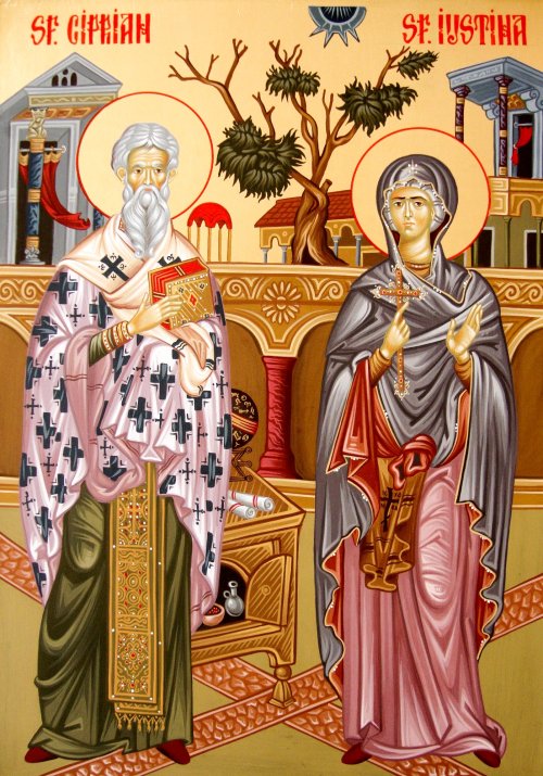 Sfântul Sfinţit Mucenic Ciprian; Sfânta Muceniţă Iustina fecioara Poza 9396