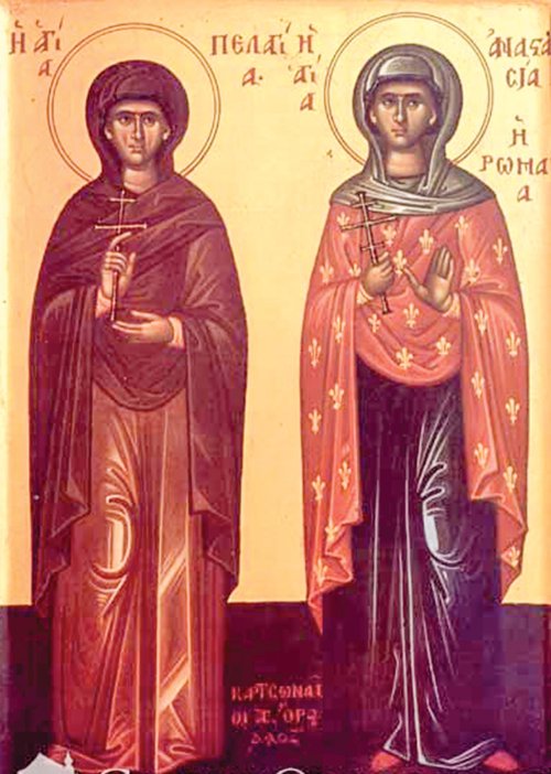 Sfintele Cuvioase Pelaghia şi Taisia Poza 8993