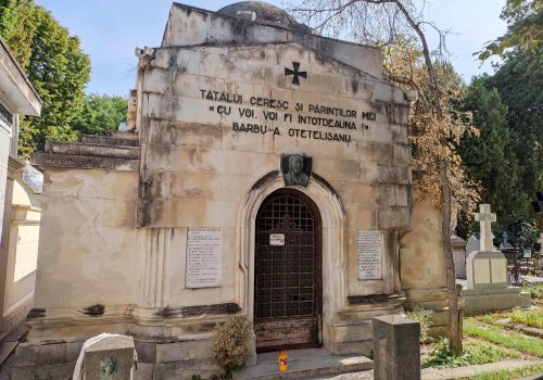 Două epitafuri unice în Cimitirul Șerban Vodă-Bellu Poza 196672