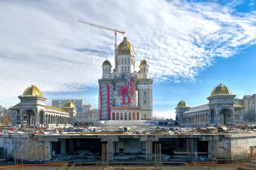 Șantierul Catedralei Naționale, în noi etape de lucru