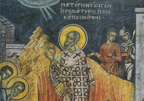 Sfântul Policarp, Părinte apostolic şi mucenic al lui Hristos Poza 245410