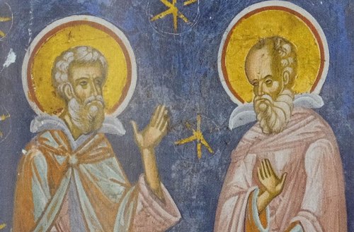 Sf. Cuv. Simeon şi Ioan Pustnicul; Sfântul Proroc Iezechiel; Sfinţii Cuvioşi Rafael şi Partenie de la Agapia Veche Poza 221004
