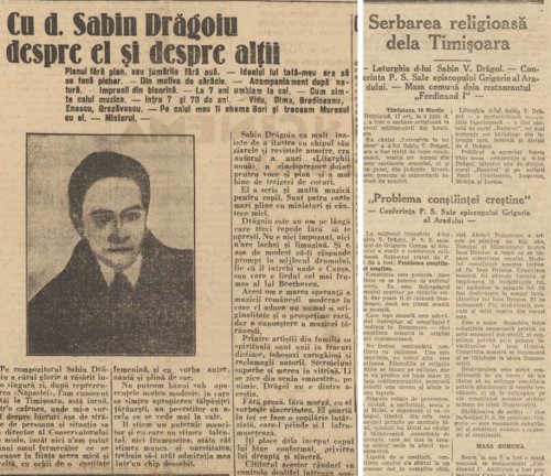 Sabin Drăgoi, autorul „primului oratoriu ortodox - Constantin Brâncoveanu” Poza 269594