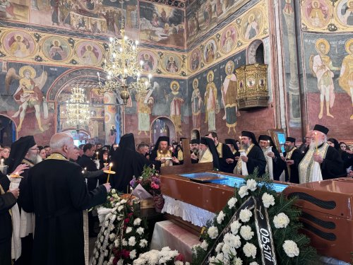 Economul Mănăstirii Cernica a fost îngropat în cimitirul lavrei ilfovene Poza 292286