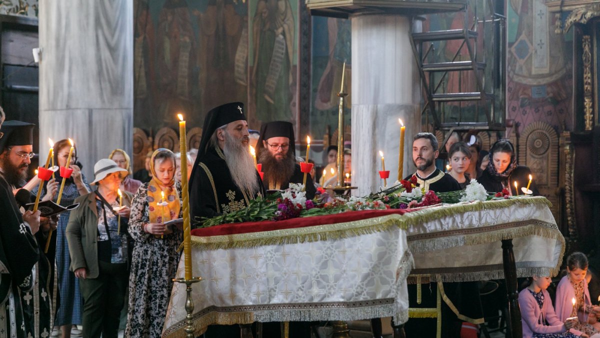 Denia Prohodului Domnului Hristos, la Mănăstirea Bărboi din Iași