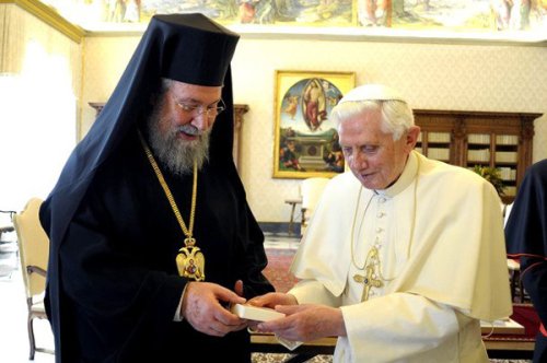 Primatul Bisericii Ortodoxe a Ciprului, în vizită la Vatican