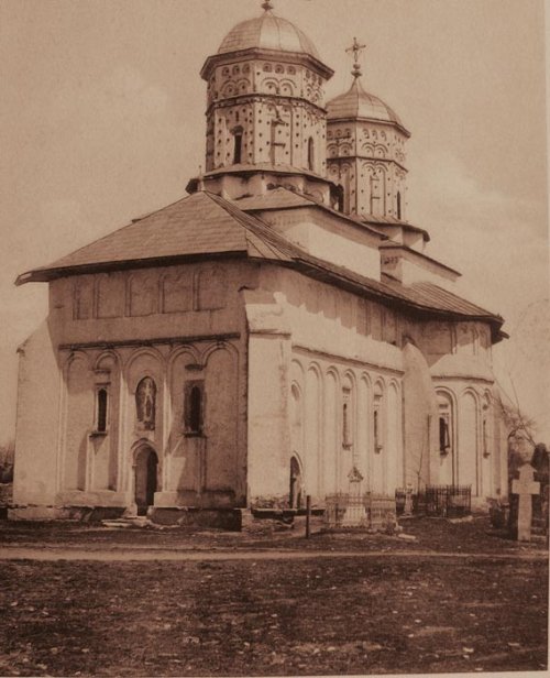 Biserica Mănăstirii Stelea din Târgovişte la 1900