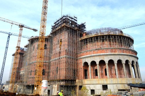 Stadiul lucrărilor la Catedrala Mântuirii Neamului