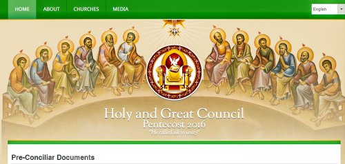 Site oficial pentru Sfântul şi Marele Sinod
