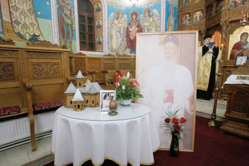 Parastas pentru Patriarhul Teoctist la Stăuceni