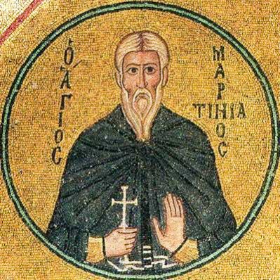 Sfântul Cuvios Martinian; Sfinţii Apostoli Acvila şi soţia sa, Priscila; Sfântul Ierarah Evloghie, Patriarhul Alexandriei
