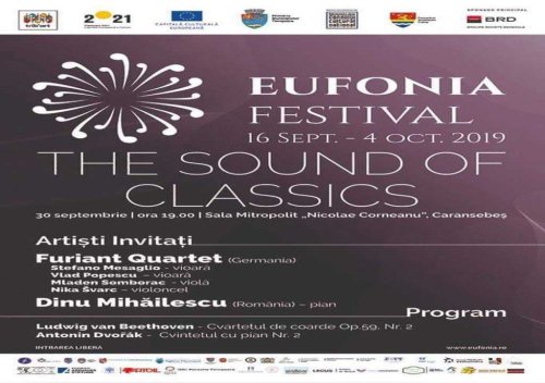 „The sound of classics”, în Sala de festivități a Centrului eparhial din Caransebeș