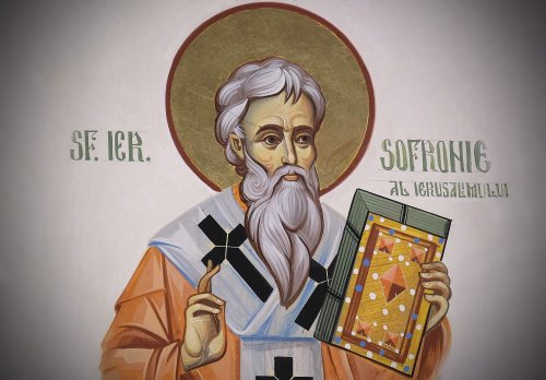 Sfântul Ierarh  Sofronie, Patriarhul Ierusalimului 