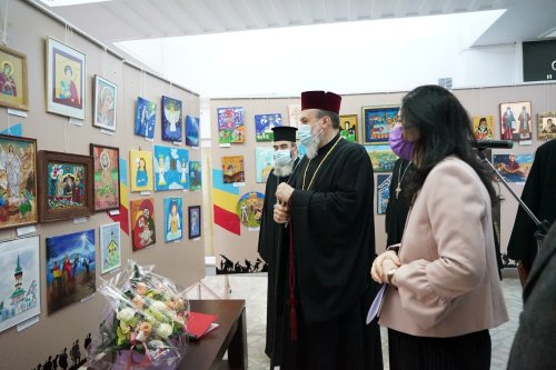 Expoziție de lucrări artistice cu tematică religioasă la Slobozia