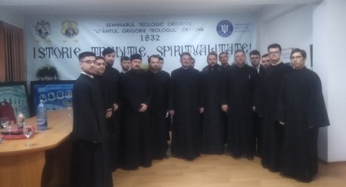 Conferinţă duhovnicească la Seminarul Teologic din Craiova