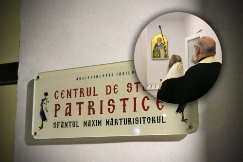 Sfințirea sediului Centrului de Studii Patristice al Arhiepiscopiei Iașilor