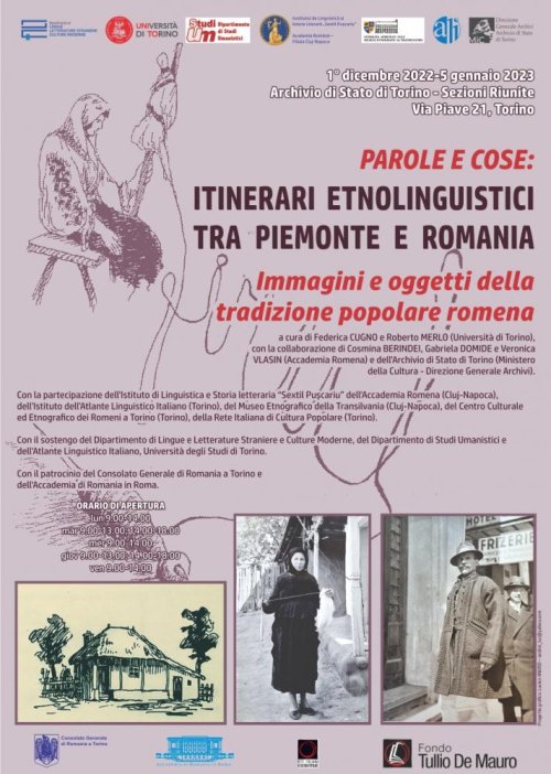 Itinerarii etnolingvistice între Piemont și România, la Torino