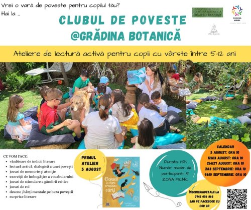 Club de poveste la Grădina Botanică din București