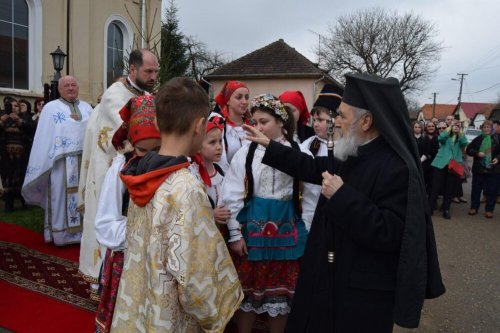 Binecuvântare de capelă în parohia arădeană Nadăș