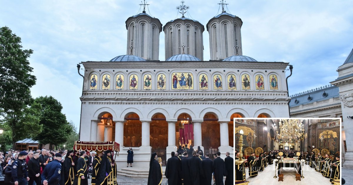 Prohodul Domnului cântat de bucureșteni la Catedrala Patriarhală