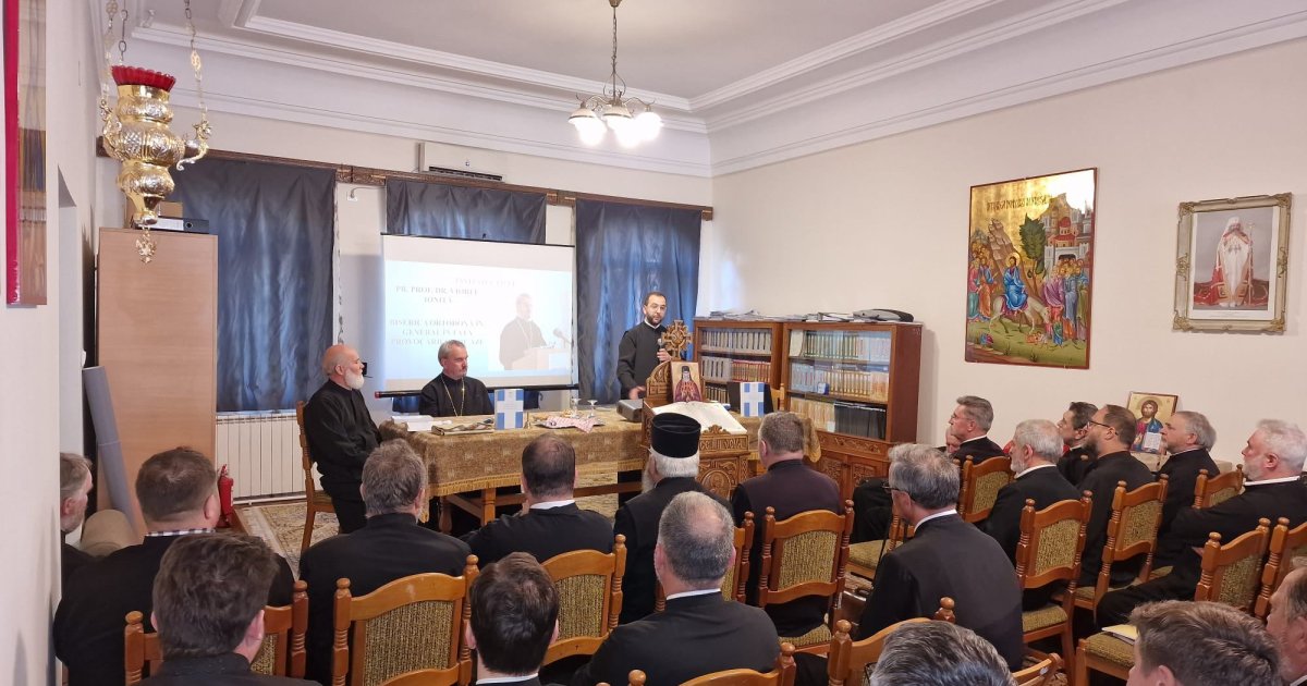 Părintele profesor Viorel Ioniță a conferențiat la Piatra Neamț