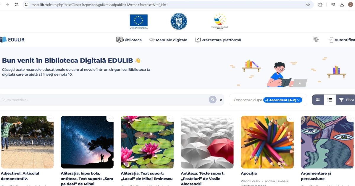 EduLib, accesibilă şcolilor româneşti din diasporă