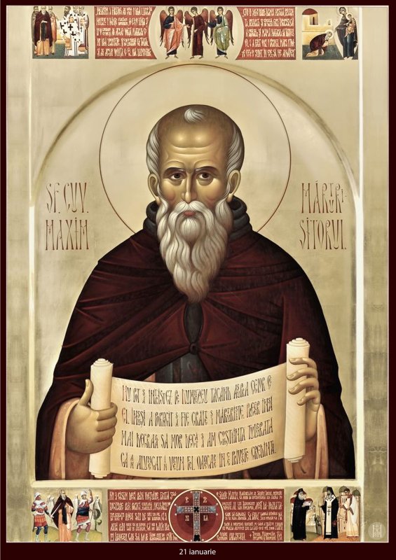 Sfântul Maxim, simbol al mărturisirii lui Hristos 201333
