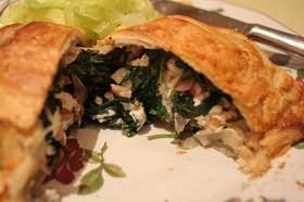 Reţete de post: Plăcintă de spanac cu ciuperci 94590