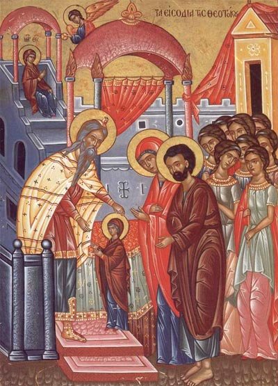 Viaţa isihastă a Maicii Domnului în Templul din Ierusalim 95961