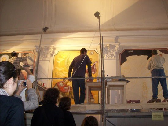 Pictori din mai multe ţări s-au întâlnit în atelier la Iaşi 95980