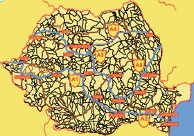 România intră pe autostradă 96101