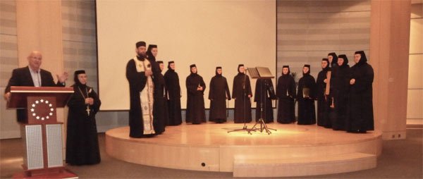 Corul Mănăstirii Văratec la Parlamentul European 98573