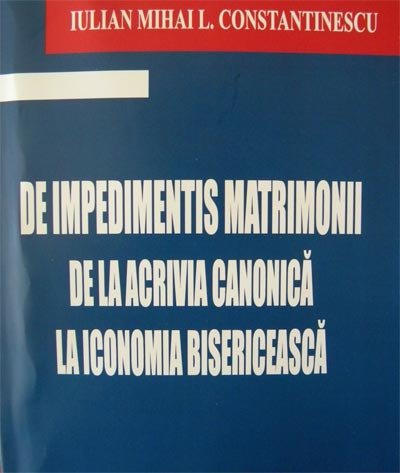 „De la acrivia canonică la iconomia bisericească“ 99740